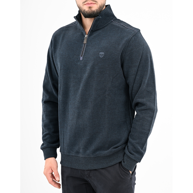 Product LEXTON POLO ZIP SWEATSHIRT 70% COTTON-30% POLYESTER. base image