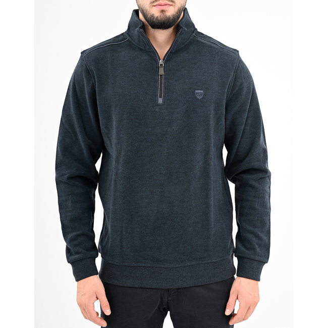 Product LEXTON POLO ZIP SWEATSHIRT 70% COTTON-30% POLYESTER. base image