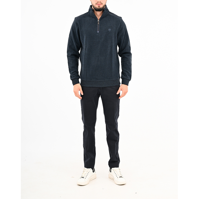 Product LEXTON POLO ZIP SWEATSHIRT 70% COTTON-30% POLYESTER. base image