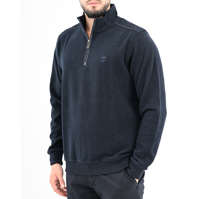 Product LEXTON POLO ZIP SWEATSHIRT 70% COTTON-30% POLYESTER. base image