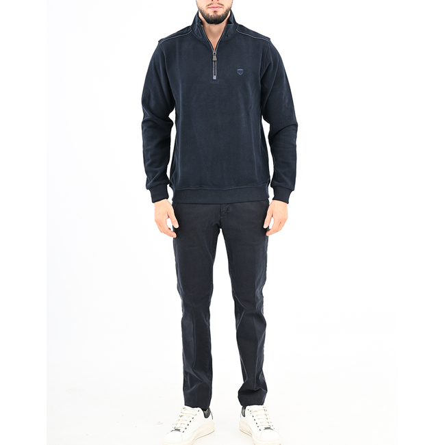 Product LEXTON POLO ZIP SWEATSHIRT 70% COTTON-30% POLYESTER. base image