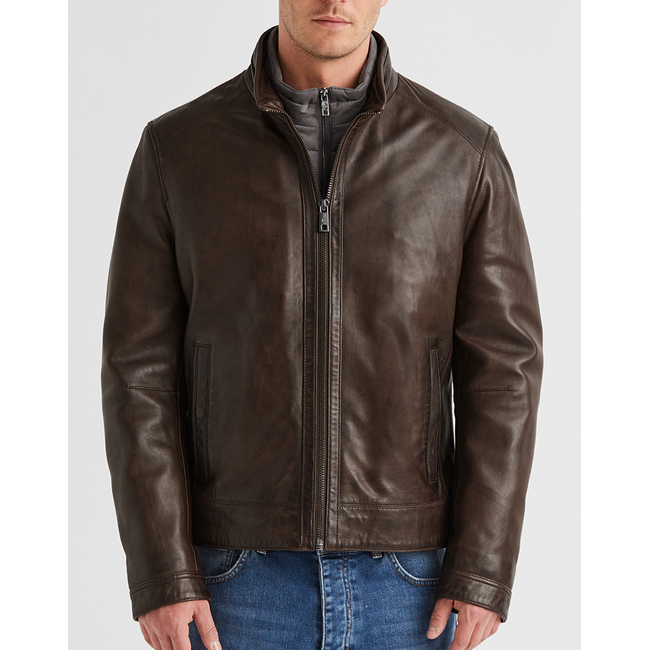Product MILESTONE He-Lederjacke Nappa base image