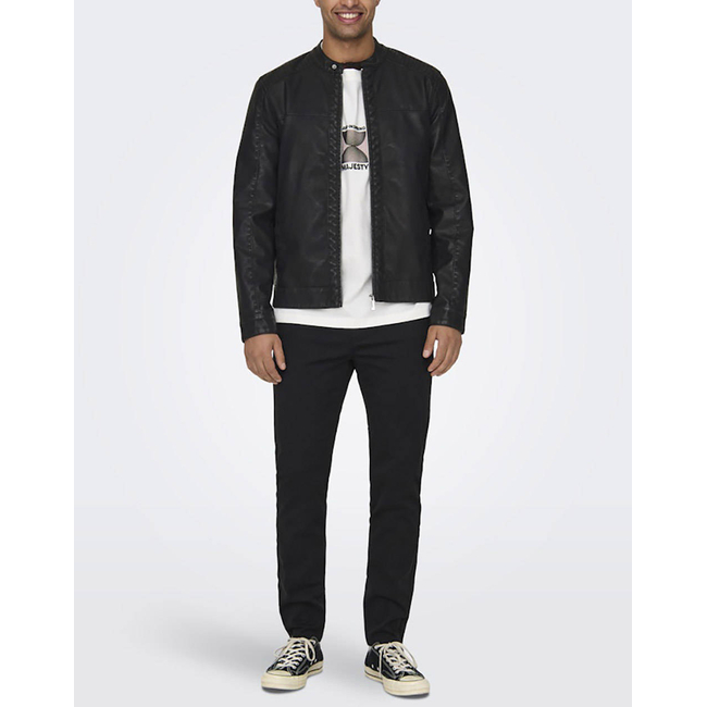 Product ONLY&SONS ONSMIKE PU RACER JACKET OTW NOOS base image