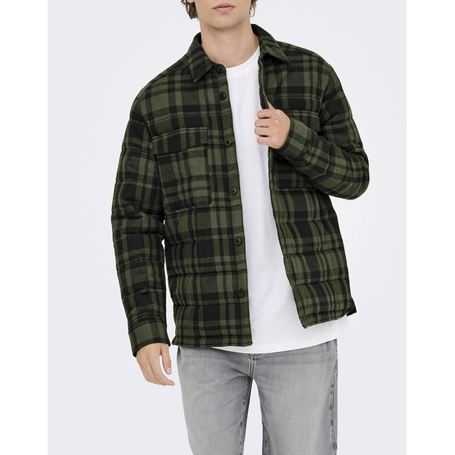 Product ONLY& SONS ONSGUDMUND CHECK SHACKET base image