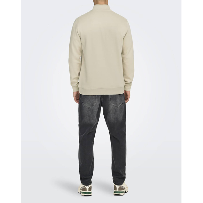 Product ONLY&SONS ONSCURATED REG HALF ZIP SWEAT NOOS base image
