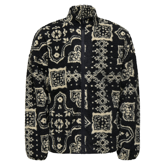 Product ONLY&SONS SO ONSJAMES LIFE OVZ LS FLEECE AOP SWEAT base image