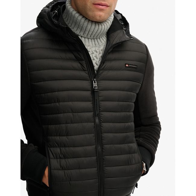 Product SUPERDRY D1 SDSW HOOD STORM FLEECE HYBRID JKT JACKET MEN base image