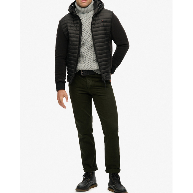 Product SUPERDRY D1 SDSW HOOD STORM FLEECE HYBRID JKT JACKET MEN base image