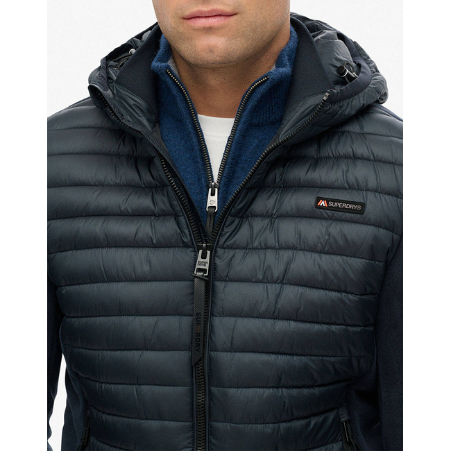 Product SUPERDRY  D1 SDSW HOOD STORM FLEECE HYBRID JKT ΜΠΟΥΦΑΝ ΑΝΔΡΙΚΟ base image