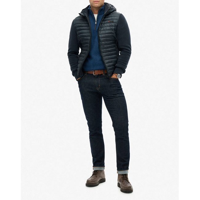 Product SUPERDRY  D1 SDSW HOOD STORM FLEECE HYBRID JKT ΜΠΟΥΦΑΝ ΑΝΔΡΙΚΟ base image