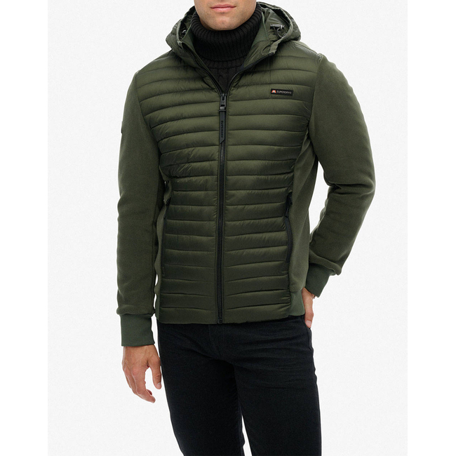 Product SUPERDRY  D1 SDSW HOOD STORM FLEECE HYBRID JKT ΜΠΟΥΦΑΝ ΑΝΔΡΙΚΟ base image