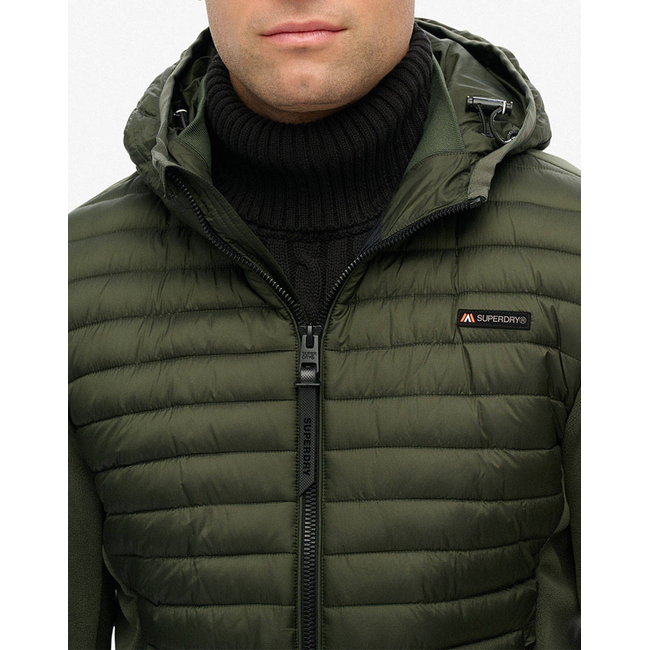 Product SUPERDRY  D1 SDSW HOOD STORM FLEECE HYBRID JKT ΜΠΟΥΦΑΝ ΑΝΔΡΙΚΟ base image
