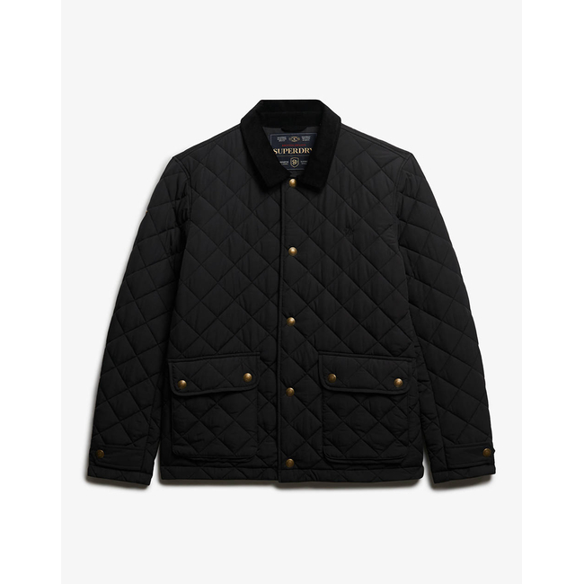 Product SUPERDRY D3 STUD QUILTED ESTATE COACH JACKET MEN'S base image
