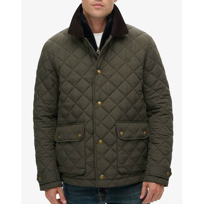 Product SUPERDRY D3 STUD QUILTED ESTATE COACH JACKET MEN'S base image