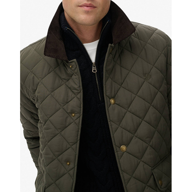 Product SUPERDRY D3 STUD QUILTED ESTATE COACH JACKET MEN'S base image