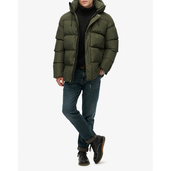 Product SUPERDRY  D2 SDSW HOODED 5 BAFFLE SPORTS PUFFER ΜΠΟΥΦΑΝ ΑΝΔΡΙΚΟ base image