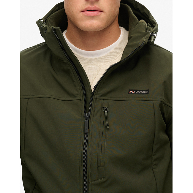 Product SUPERDRY  D1 SDSW HOODED SOFT SHELL TREKKER JKT ΜΠΟΥΦΑΝ ΑΝΔΡΙΚΟ base image