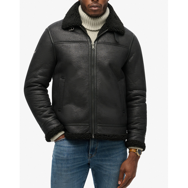 Product SUPERDRY  D2 OVIN FAUX SHEARLING AVIATOR JACKET ΜΠΟΥΦΑΝ ΑΝΔΡΙΚΟ base image