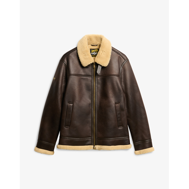 Product SUPERDRY  D2 OVIN FAUX SHEARLING AVIATOR JACKET ΜΠΟΥΦΑΝ ΑΝΔΡΙΚΟ base image