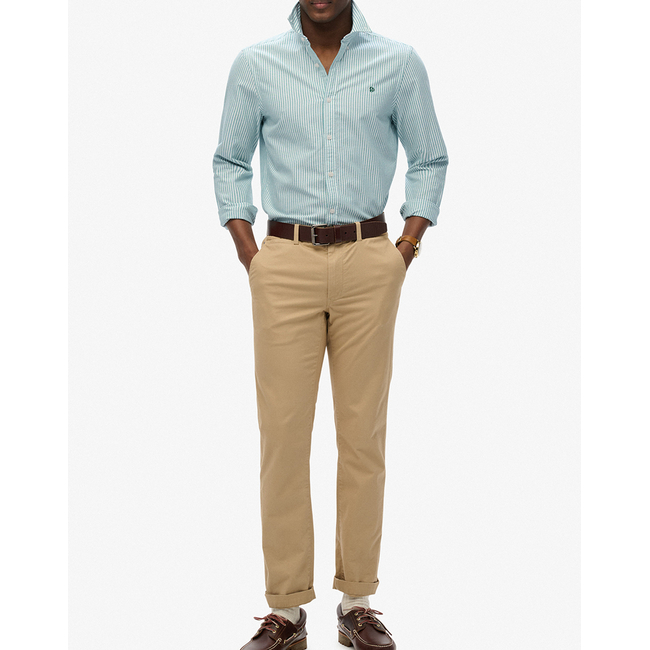 Product SUPERDRY D2 STUD CLASSIC OXFORD L/S SHIRT MEN'S base image