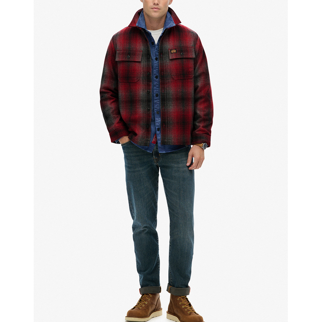 Product SUPERDRY  D2 OVIN WOOL MILLER OVERSHIRT ΠΟΥΚΑΜΙΣΟ ΑΝΔΡΙΚΟ base image