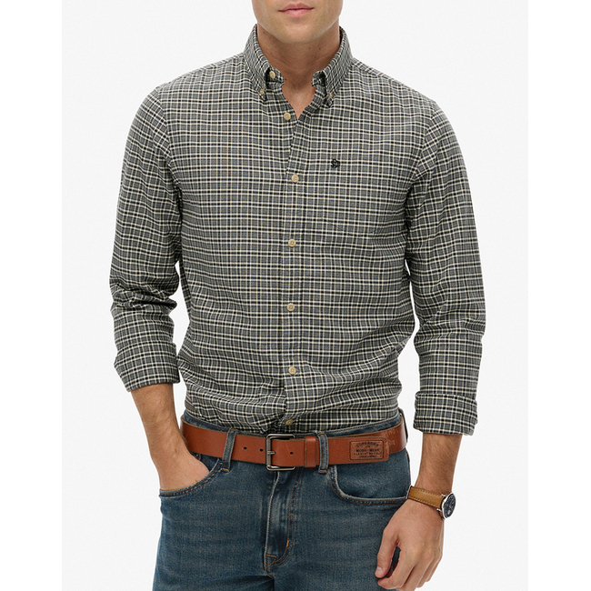 Product SUPERDRY  D2 STUD PREMIUM CHECK OXFORD SHIRT ΠΟΥΚΑΜΙΣΟ ΑΝΔΡΙΚΟ base image