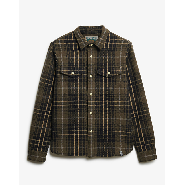 Product SUPERDRY  D3 STUD MERCHANT HEAVY CHECKED SHIRT ΠΟΥΚΑΜΙΣΟ ΑΝΔΡΙΚΟ base image