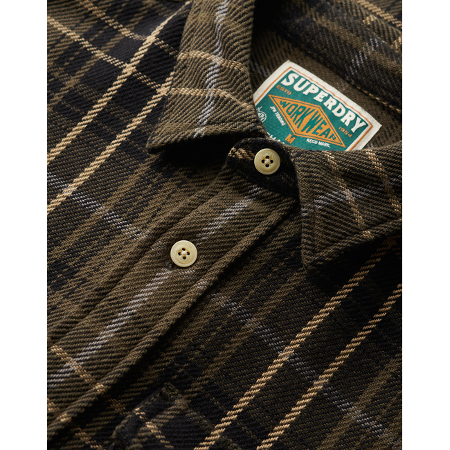 Product SUPERDRY  D3 STUD MERCHANT HEAVY CHECKED SHIRT ΠΟΥΚΑΜΙΣΟ ΑΝΔΡΙΚΟ base image