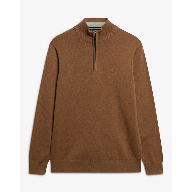 Product SUPERDRY  D1 STUD ESSENTIALS COTTON HALF ZIP ΠΛΕΚΤΟ ΑΝΔΡΙΚΟ base image