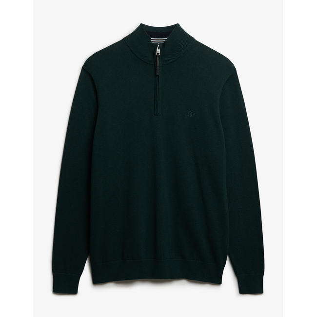 Product SUPERDRY  D1 STUD ESSENTIALS COTTON HALF ZIP ΠΛΕΚΤΟ ΑΝΔΡΙΚΟ base image