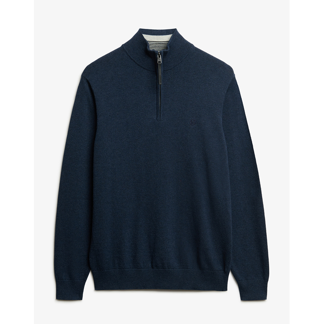 Product SUPERDRY  D1 STUD ESSENTIALS COTTON HALF ZIP ΠΛΕΚΤΟ ΑΝΔΡΙΚΟ base image