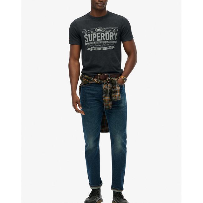 Product SUPERDRY D2 OVIN HERITAGE BRAND RELAXED TEE MEN'S base image