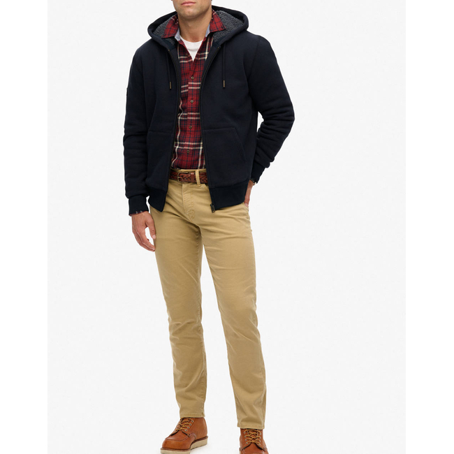 Product SUPERDRY D1 BORG LINED ZIPHOOD SWEATSHIRT MEN base image