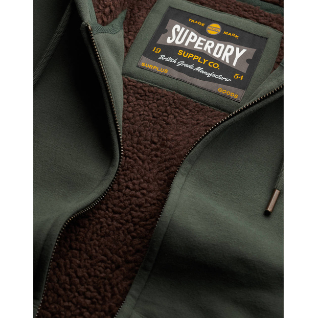 Product SUPERDRY  D1 BORG LINED ZIPHOOD ΦΟΥΤΕΡ ΑΝΔΡΙΚΟ base image