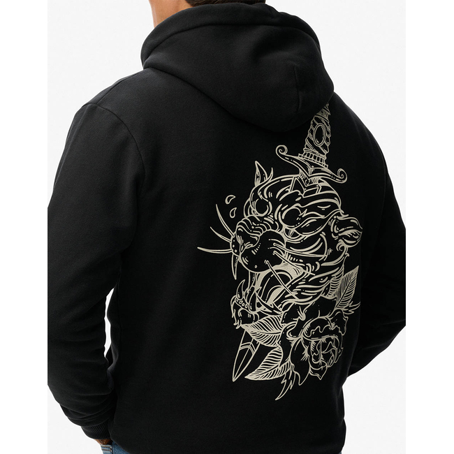 Product SUPERDRY  D2 OVIN TATTOO FLASH LOOSE HOOD ΦΟΥΤΕΡ ΑΝΔΡΙΚΟ base image
