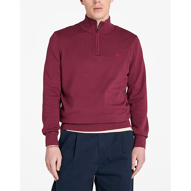 Product TIMBERLAND WILLIAMS RIVER Cotton YD 1/4 Zip Sweater base image