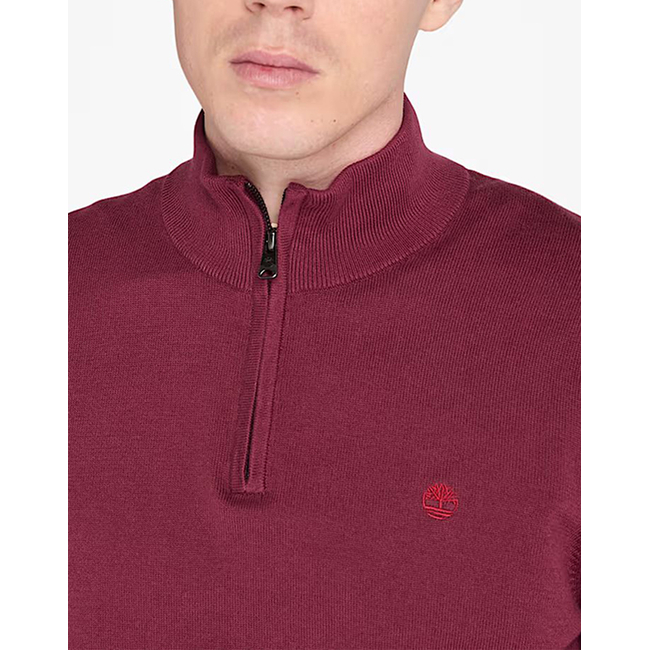 Product TIMBERLAND WILLIAMS RIVER Cotton YD 1/4 Zip Sweater base image