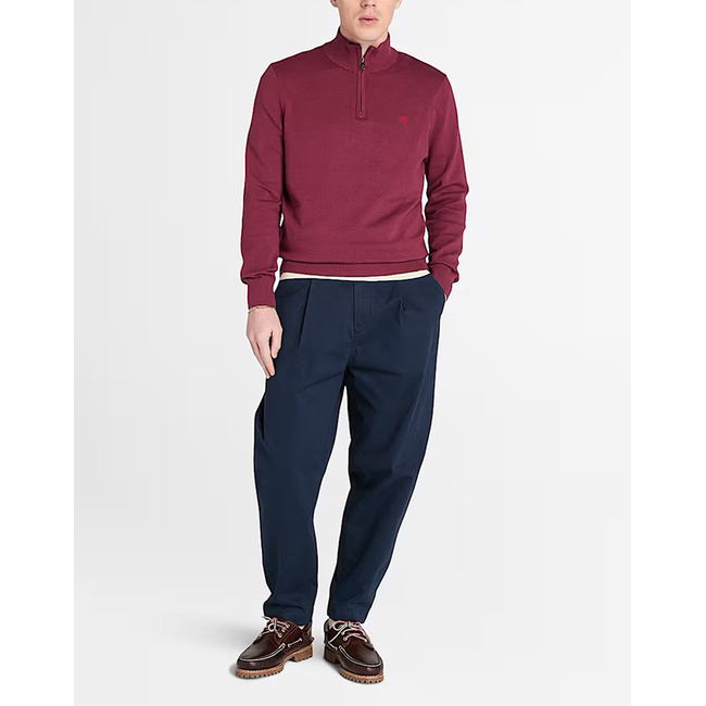 Product TIMBERLAND WILLIAMS RIVER Cotton YD 1/4 Zip Sweater base image