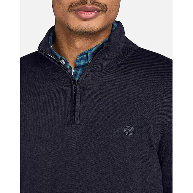 Product TIMBERLAND WILLIAMS RIVER Cotton YD 1/4 Zip Sweater base image