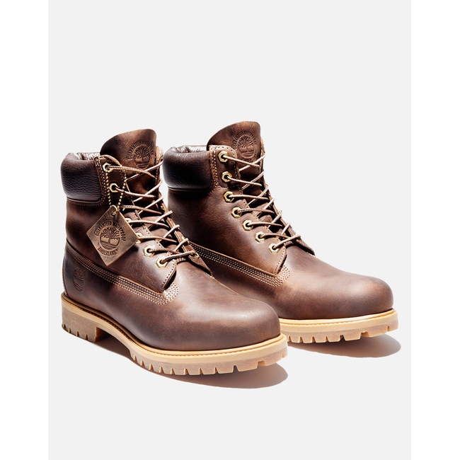 Product TIMBERLAND Timberland Premium 6 INCH LACE UP WATERPROOF BOOT BROWN base image