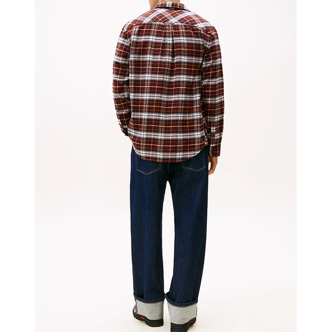 Product TOMMY JEANS TJM REG FLANNEL CHECK SHIRT EXT base image