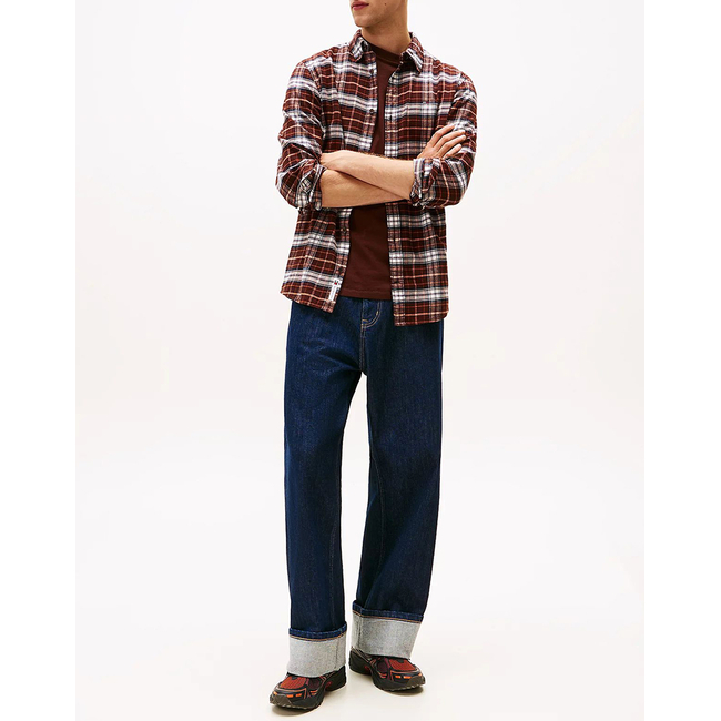 Product TOMMY JEANS TJM REG FLANNEL CHECK SHIRT EXT base image