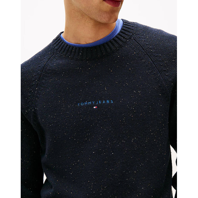 Product TOMMY JEANS TJM SLIM LINEAR RAGLAN SWEATER base image