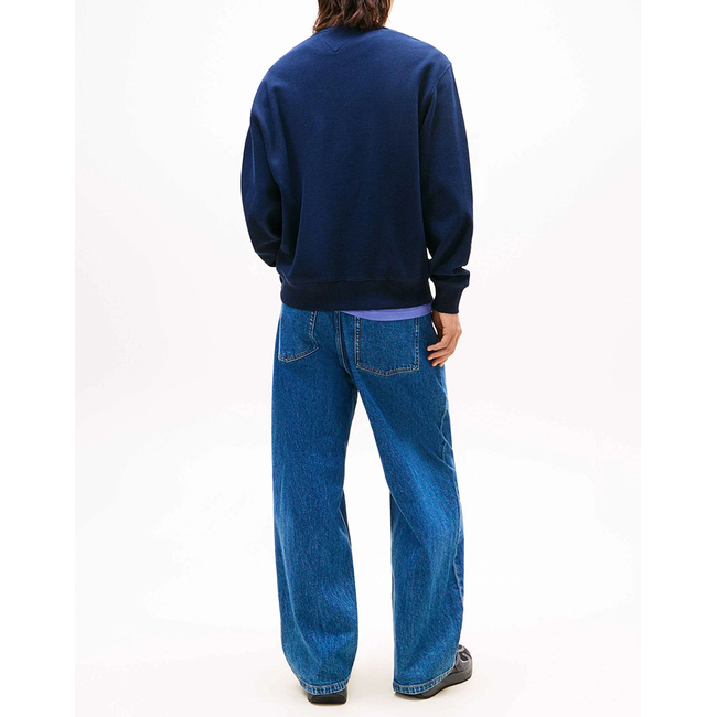 Product TOMMY JEANS TJM RLX WAFFLE SCRIPT CREW base image