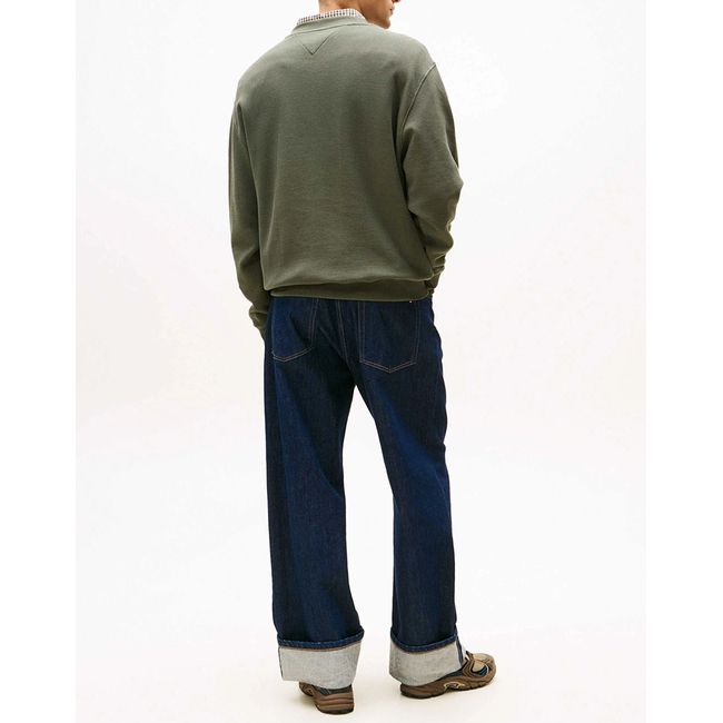 Product TOMMY JEANS TJM RLX WAFFLE SCRIPT CREW base image