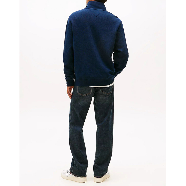 Product TOMMY JEANS TJM RLX WAFFLE SCRIPT QRTR ZIP base image