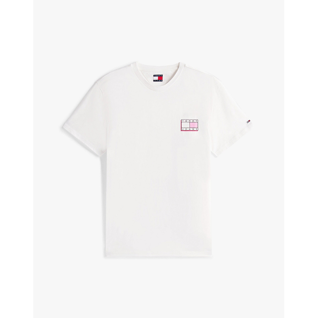 Product TOMMY JEANS TJM SLIM POP COLOR FLAG TEE EXT base image