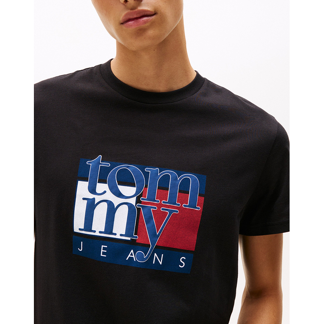 Product TOMMY JEANS TJM SLIM RWB FLAG TEE EXT base image