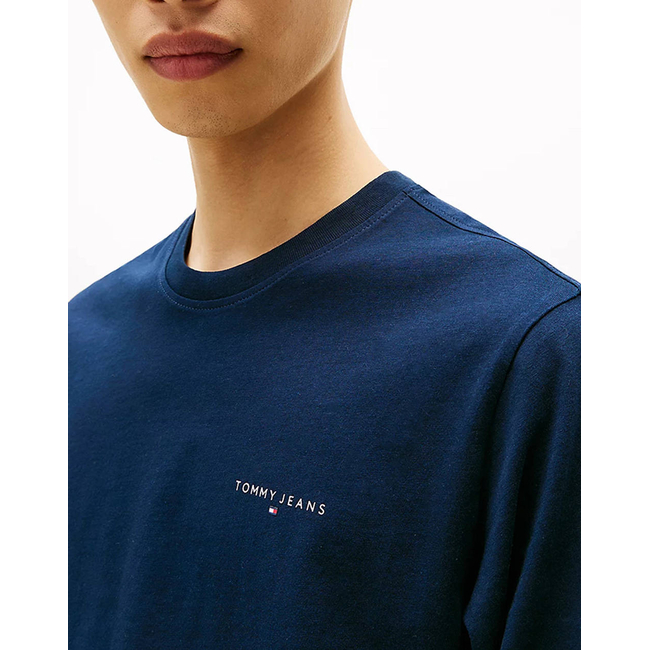 Product TOMMY JEANS TJM SLIM CHEST LINEAR LS TEE EXT base image