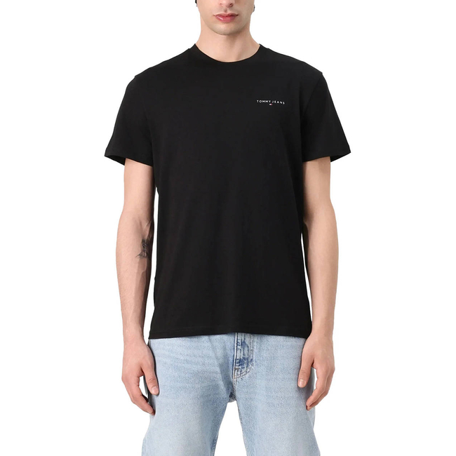 Product TOMMY JEANS  TJM SLIM LINEAR CHEST TEE EXT base image